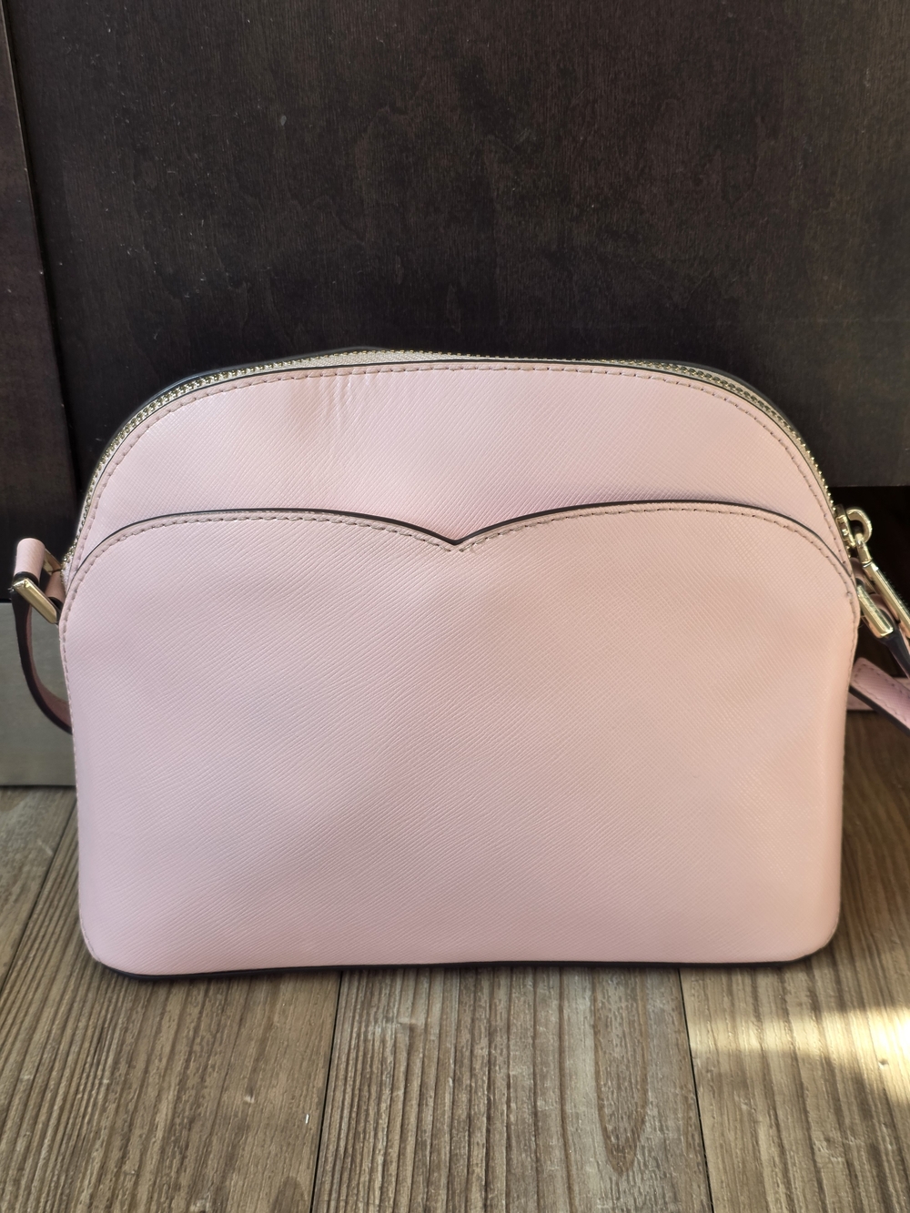 kate spade soft pink saffiano crossbody - Picture 3 of 8